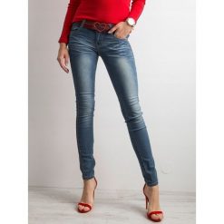 Spodnie damskie jeansowe jeansy rurki niski stan. Jeansy damskie Merg Selection, m, bez wzorów, z bawełny, z obniżonym stanem. Za 69,00 zł.