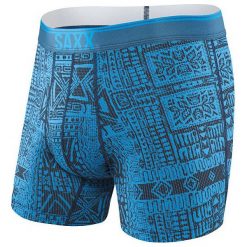 SAXX Bokserki męskie Quest 2.0 Print Box Boxer Fly Bl Dv. Tr (rozmiar S). Slipy męskie termoaktywne Saxx, s. W wyprzedaży za 95,00 zł.