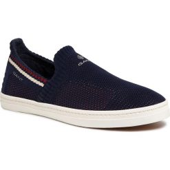 Tenisówki GANT - Poolride 20678424 Marine G69. Niebieskie półbuty męskie GANT, bez wzorów, z gumy, marine, bez zapięcia. Za 339,00 zł.