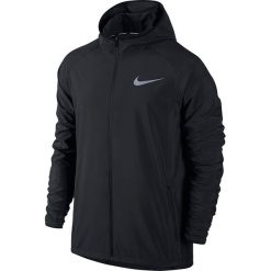 Kurtka do biegania męska NIKE ESSENTIAL HOODED JACKET / 856892-010 - ESSENTIAL HOODED JACKET. Czarne kurtki sportowe męskie Nike, m, bez wzorów, z kapturem, do biegania. Za 223,00 zł.
