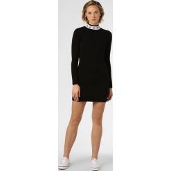 Calvin Klein Jeans - Sukienka damska, czarny. Czarne sukienki damskie Calvin Klein Jeans, na co dzień, l, bez wzorów, z jeansu, ze stójką, bez rękawów. Za 299,95 zł.