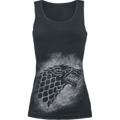 Topy damskie: Gra o Tron House Stark – Spray Top damski czarny