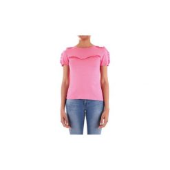 T-shirty z krótkim rękawem Silvian Heach PGP19592TS. Różowe t-shirty damskie Silvian Heach, s, bez wzorów, bez kołnierzyka. Za 169,74 zł.