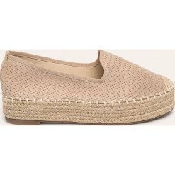 Answear - Espadryle Best Shoes. Brązowe espadryle damskie ANSWEAR, bez wzorów, z gumy, bez obcasa, na obcasie. Za 99,90 zł.