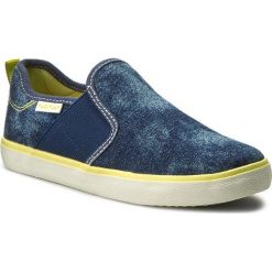 Trampki chłopięce: Tenisówki GEOX – J Kiwi B. P J72A7P 0GI54 C0902 Niebieski/Limonkowy