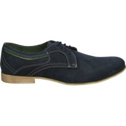 Derby męskie: Półbuty męskie - 277-104 NA BL