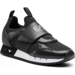 Sneakersy EA7 EMPORIO ARMANI - XSX003 XOT04 00002 Black. Czarne półbuty damskie EA7 Emporio Armani, ze skóry. Za 739,00 zł.