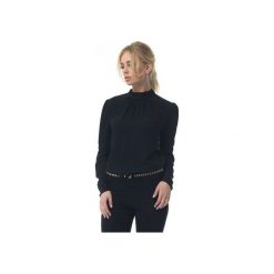 Body Aleksandra black. Czarne bluzki damskie Cool me, s, w koronkowe wzory, z koronki, eleganckie, z klasycznym kołnierzykiem, bez rękawów. Za 239,20 zł.