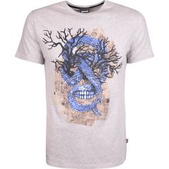 Just Cavalli T-shirt. T-shirty męskie Roberto Cavalli, z nadrukiem, z bawełny, z okrągłym kołnierzem. Za 199,00 zł.