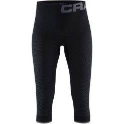Craft Spodnie Termoaktywne Knickers Warm Intensity Black Xl. Czarne bryczesy damskie Craft, m, ze skóry, narciarskie. W wyprzedaży za 129,00 zł.