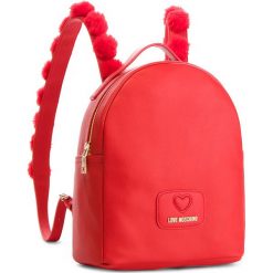 Plecak LOVE MOSCHINO - JC4287PP06KL0 Rosso. Czerwone plecaki damskie marki Love Moschino, ze skóry ekologicznej, eleganckie. Za 959,00 zł.