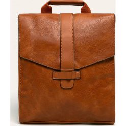 Answear - Plecak. Żółte plecaki damskie ANSWEAR, z materiału. Za 149,90 zł.