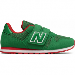 New Balance YV373GR. Zielone buty chłopięce sportowe marki New Balance, z materiału. Za 249,99 zł.