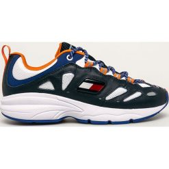 Tommy Jeans - Buty. Białe sneakersy męskie Tommy Jeans, z jeansu, bez zapięcia. Za 539,90 zł.
