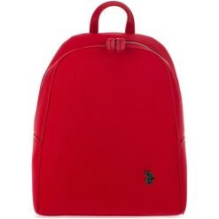 U.S. POLO ASSN. plecak damski Portsmouth czerwony. Czerwone plecaki damskie U.S. Polo Assn., bez wzorów, eleganckie. Za 369,00 zł.