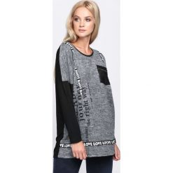 Bluzy damskie: Czarna Bluza Right Way