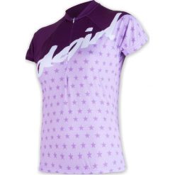 Sensor Damska Koszulka Rowerowa Cyklo Stars Purple. Fioletowe bluzki damskie do fitnessu marki Sensor, z krótkim rękawem. Za 179,00 zł.