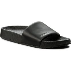 Klapki POLO RALPH LAUREN - Cayson 816691290002 Black. Czarne klapki męskie marki Polo Ralph Lauren, ze skóry ekologicznej. W wyprzedaży za 199,00 zł.