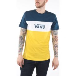 Vans Retro Active Koszulka Zielony Żółty. Żółte podkoszulki męskie Vans, xxl, w paski, z bawełny, z krótkim rękawem. Za 128,95 zł.