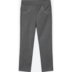 Coccodrillo - Legginsy dziecięce 92-122 cm. Szare spodnie dziewczęce COCCODRILLO, m, bez wzorów, z dzianiny. Za 69,90 zł.