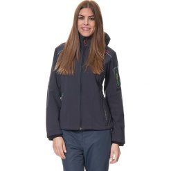 Kurtka softshellowa w kolorze antracytowym. Szare kurtki damskie CMP Women, s, bez wzorów, z tkaniny, bez kaptura. W wyprzedaży za 172,95 zł.