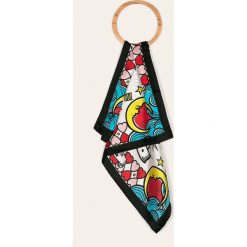 Moschino - Apaszka. Różowe szaliki damskie MOSCHINO, bez wzorów, z jedwabiu. Za 269,90 zł.