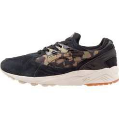 Asics Tiger GELKAYANO TRAINER Tenisówki i Trampki black/martini olive. Czarne trampki i tenisówki damskie marki Asics Tiger, ze skóry. W wyprzedaży za 353,40 zł.