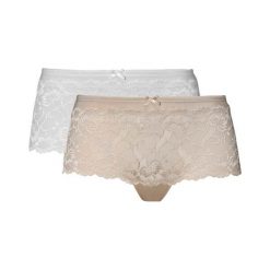 Cellbes Figi 2 Pack beżowy biały female beżowy/biały 34/36. Brązowe majtki damskie Cellbes, z bawełny. Za 119,00 zł.