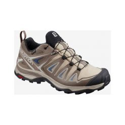 Salomon Ultra 3 GTX Tenisówki Brązowy Beżowy. Pomarańczowe trampki i tenisówki damskie Salomon, bez wzorów, z materiału, bez zapięcia. Za 662,95 zł.