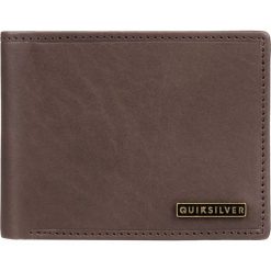 Quiksilver Portfel męski New Classical Plus Brown. Brązowe portfele męskie Quiksilver, bez wzorów. Za 146,00 zł.