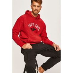 Pepe Jeans - Bluza Lionel. Niebieskie bluzy męskie Pepe Jeans, s, z nadrukiem, z bawełny, z kapturem, bez rękawów, z kapturem. W wyprzedaży za 219,90 zł.