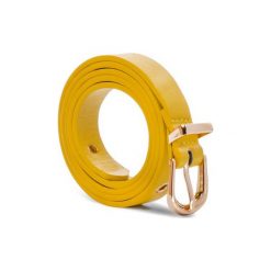ACCCESSORIES 1W2-016-SS19. Żółte paski damskie ACCCESSORIES, w paski, ze skóry ekologicznej. Za 29,99 zł.