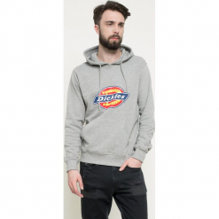 Dickies - Bluza. Czarne bluzy męskie marki Dickies, xl, z nadrukiem, z bawełny, z kapturem, bez rękawów, z kapturem. Za 249,90 zł.