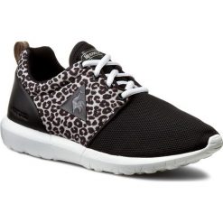 Sneakersy LE COQ SPORTIF - Dynacomf W Animal 1610547 Black/Grey Morn. Czarne półbuty damskie le coq sportif, z tworzywa sztucznego. W wyprzedaży za 159,00 zł.
