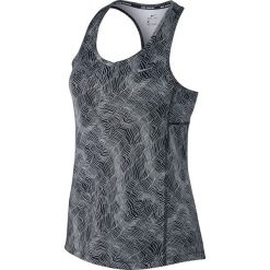 Bluzki damskie: koszulka do biegania damska NIKE DRY MILER TANK PRINT / 799558-010