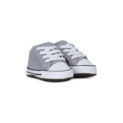 Kapcie niemowlęce Dziecko Converse FIRST STAR. Szare buciki niemowlęce Converse, bez zapięcia. Za 130,23 zł.