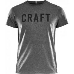Craft T-Shirt Męski Deft Ss, Szary Xxl. Szare t-shirty męskie z nadrukiem marki Craft, m, z bawełny. W wyprzedaży za 89,00 zł.