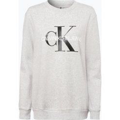 Calvin Klein Jeans - Damska bluza nierozpinana, szary. Szare bluzy damskie marki Calvin Klein Jeans, l, z napisami, z jeansu, bez rękawów, bez kaptura. Za 439,95 zł.