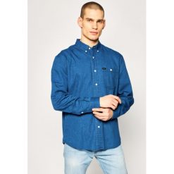 Koszula Lee Refined Riveted L67TDZLR. Niebieskie koszule męskie Lee, s, bez wzorów, casualowe, bez kołnierzyka, bez rękawów. W wyprzedaży za 239,00 zł.