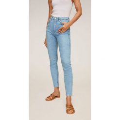 Mango - Jeansy Noa. Niebieskie jeansy damskie Mango, z podwyższonym stanem. Za 119,90 zł.