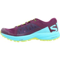 Salomon XA ELEVATE Obuwie do biegania Szlak dark purple/blue curacao/acid lime. Fioletowe buty damskie do biegania marki Salomon, z tworzywa sztucznego. Za 569,00 zł.
