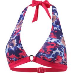 Biustonosz bikini w kolorze niebiesko-różowym. Różowe biustonosze Najlepsze stroje na plażę, z materiału. W wyprzedaży za 43,95 zł.