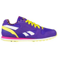 Buty do koszykówki damskie: Skórzane buty sportowe w kolorze fioletowym