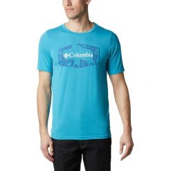 Koszulka Columbia Terra Vale™ II SS Tee 1888843450. Niebieskie koszulki męskie Columbia, xl, bez wzorów, bez kołnierzyka, bez rękawów. Za 126,99 zł.