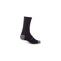 Skarpetki męskie: GIRO Skarpety męskie HRC + MERINO BLK/CHAR czarne r. M (GR-7077533)