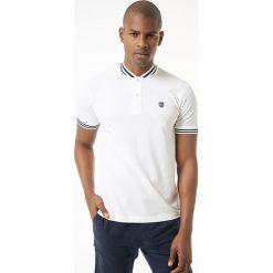 Koszulka polo w kolorze białym. Białe koszulki męskie Jimmy Sanders, xl, z haftami, bez rękawów. W wyprzedaży za 79,95 zł.