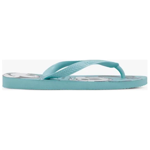 Havaianas Hav. Top Disney buty damskie, niebieski, rozmiar 6. Niebieskie topy damskie Havaianas, w paski, z gumy, z klasycznym kołnierzykiem. W wyprzedaży za 59,99 zł.