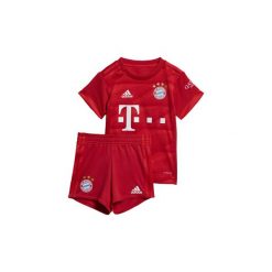 T-shirty i Koszulki polo Dziecko adidas FC Bayern Home Mini Kit. Czerwone t-shirty chłopięce Adidas, bez wzorów, bez rękawów. Za 229,00 zł.