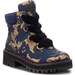 Trapery LIU JO - Pink 01 S68089 TX021 Blue/Gold S19C0. Niebieskie buty zimowe damskie Liu Jo, z materiału. Za 869,00 zł.