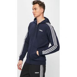 Adidas Performance - Bluza. Niebieskie bluzy męskie marki adidas Performance, s, bez wzorów, z bawełny, z kapturem, bez rękawów, z kapturem. Za 249,90 zł.
